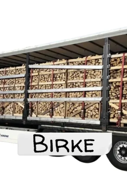 LKW-Ladung Brennholz - Birke - 30/33 cm - kammergetrocknet - 2 RM Paletten
